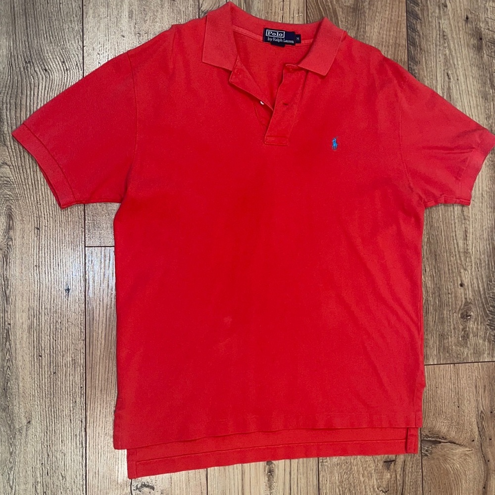 Orange Ralph Lauren Polo.
